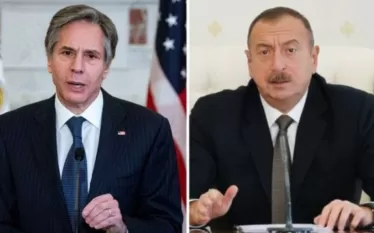 ԱՄՆ պետքարտուղար Էնթոնի Բլինկենը հեռախոսազրույց է ունեցել Ադրբեջանի նախագահ Իլհամ Ալիևի հետ