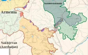 Հայաստանի օկուպացված տարածքների քարտեզը