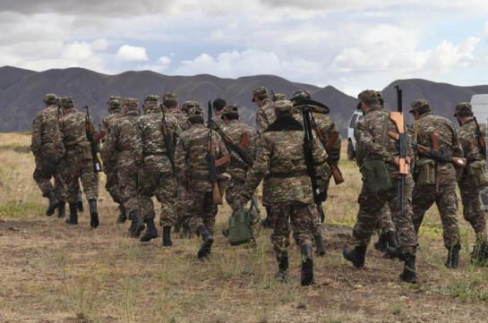 «Պաշտպան հայրենյաց» ծրագրի մասնակիցների վարժանքները