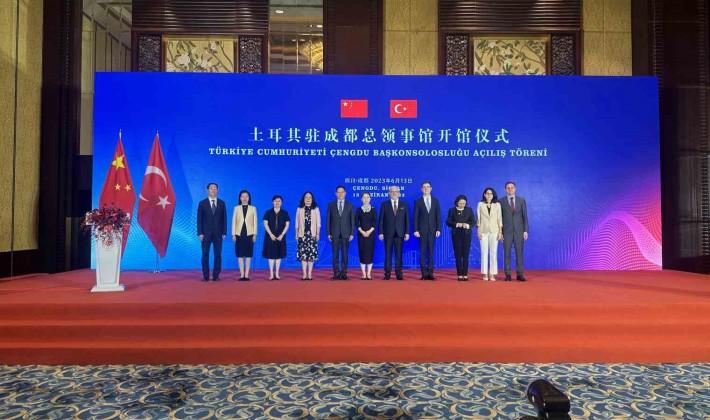 Türkiye'nin Çin'de Chengdu Başkonsolosluğu açıldı