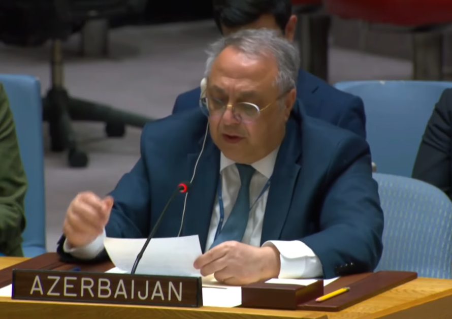 Ադրբեջանի ներկայացուցիչը ՄԱԿ-ի ԱԽ արտահերթ նիստին շարունակել է կեղծ պնդումները