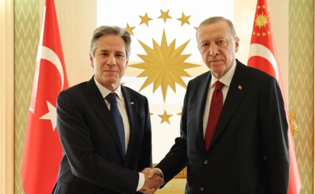 Էրդողանը Բլինկենի հետ քննարկել է Գազայում տիրող իրավիճակը և F-16-ների մատակարարման հարցը 