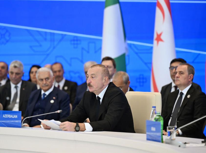 Ադրբեջանի նախագահ Իլհամ Ալիեւն այսօր հայտարարել է, թե իբր «Հայաստանից արտաքսված արեւմտյան ադրբեջանցիների իրավունքների ապահովումը մեծ կարևորություն ունի»։  Ինչպես հաղորդում են ադրբեջանական լրատվամիջոցները՝ այսօր ելույթ ունենալով  Ստեփանակերտում գումարված Տնտեսական համագործակցության կազմակերպության (ՏՀԿ) գագաթնաժողովում՝ Ալիեւն ասել է.  «Մենք բարձր ենք գնահատում նախորդ ամիս Ստամբուլում կայացած Իսլամական համագործակցության կազմակերպության նախարարների խորհրդում բոլոր 57 անդամ պետությունների կողմից բանաձեւի ընդու
