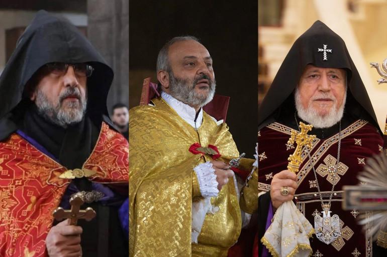 Նոյեմբերի 27-ին հրապարակված հայտարարությունից հետո բեմականացված խայտառակությունը, ինչպես նաեւ հաջորդող զարգացումները մեզ ստիպում են խոր ցավով կատարել հետեւյալ արձանագրումները: Այս մասին, «Հրապարակ» օրաթերթի փոխանցմամբ, ասված է Միքայել արք․ Աջապահյանի եւ Բագրատ արք․ Գալստանյանի հայտարարության մեջ:  «ա/ Մայր Աթոռի եպիսկոպոսաց դասի 57 անդամներից 10-ը պաշտոնապես հայտարարել են, որ իրենք այլեւս չեն ցականում մաս կազմել մեր եղբայրության, ուստի մենք ճանաչում ենք իրենց խորթ եւ օտար, որոնց նկատմամբ, ցավոք, 20-ից 40 տա